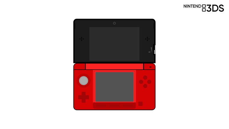 Red Nintendo 3ds
