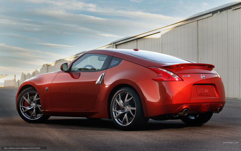 Red Nissan 370z Car