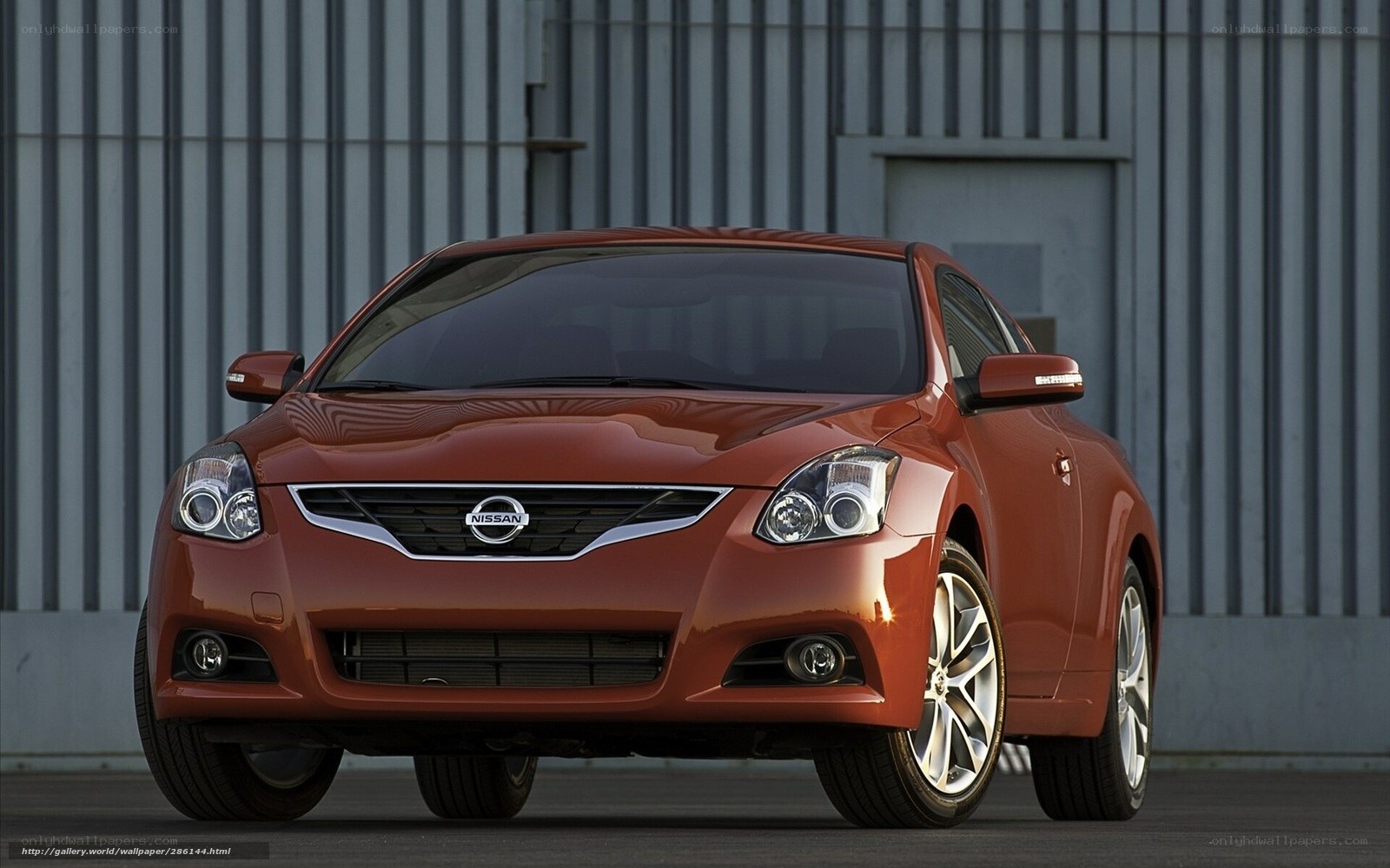 Red Nissan Altima Coupe
