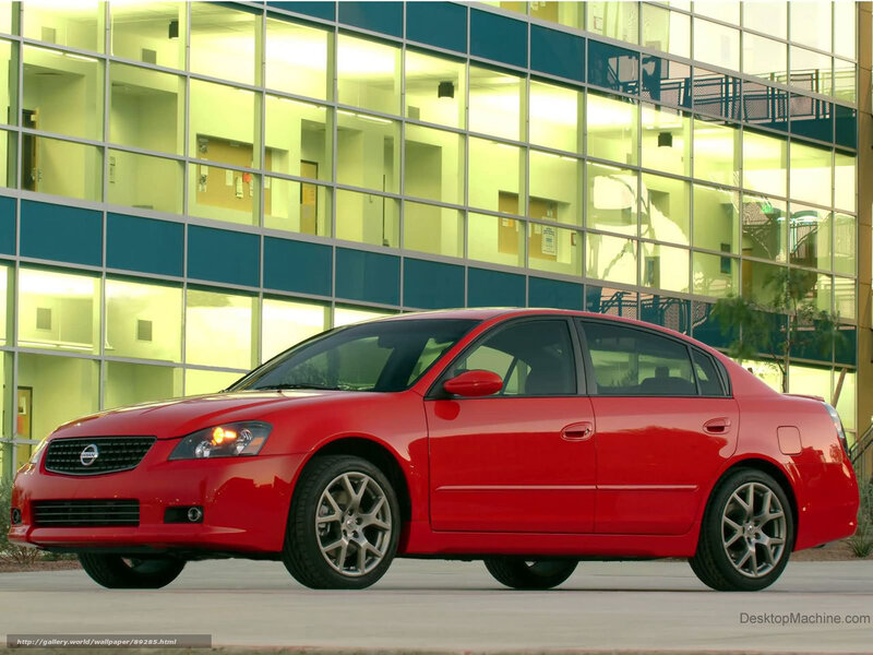 red nissan altima sedan