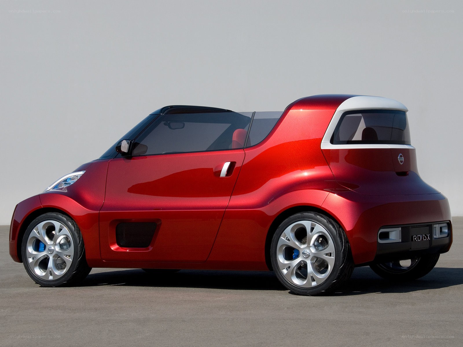 Red Nissan concept car