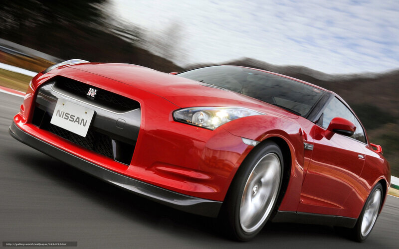 Red Nissan Gt-r Car — Dynamic