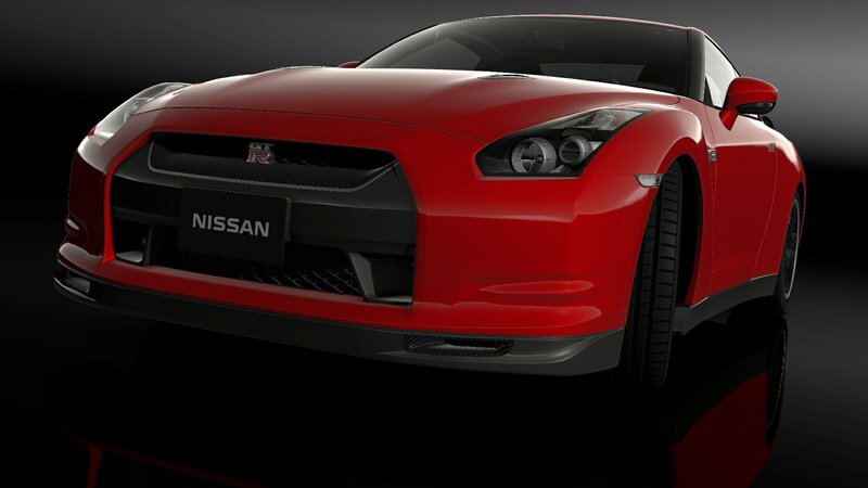 Red Nissan Gt-r — Dramatic, 3d Render
