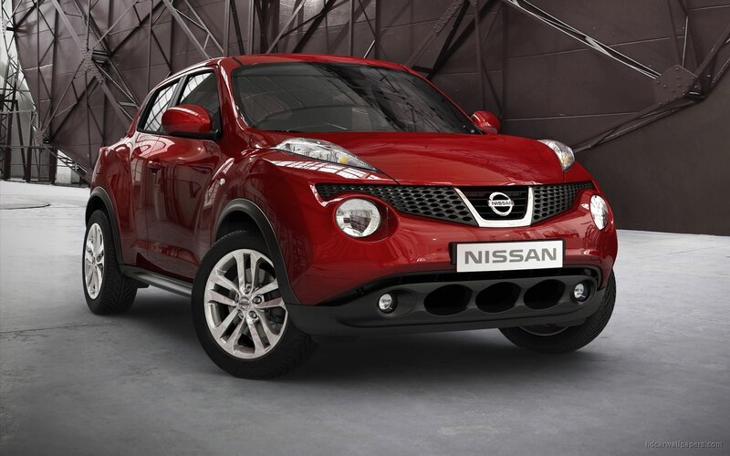 Red Nissan Juke car