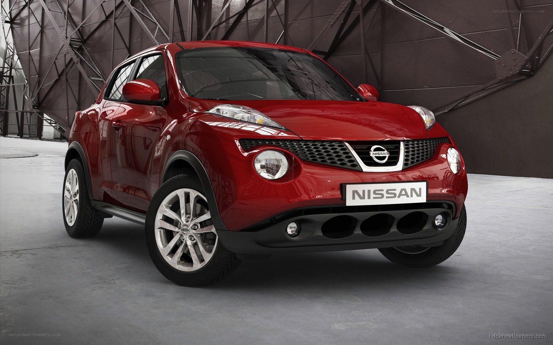 Red Nissan Juke car