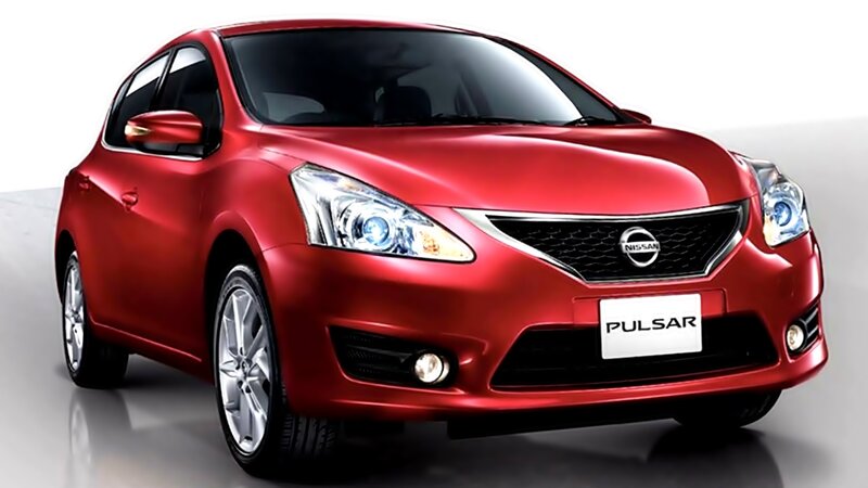 Red Nissan Pulsar Car