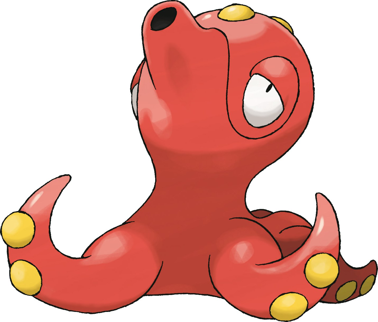Red octopus-like creature