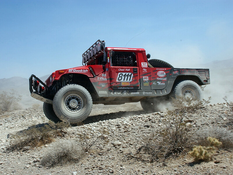 Red Off-road Truck — Dynamic, Afternoon, Photograph
