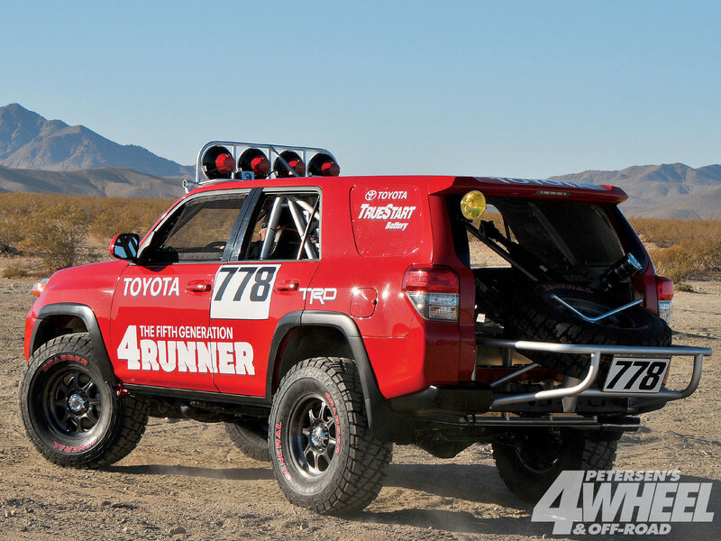 Red Off-road Vehicle — Arid