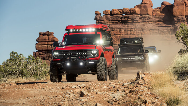 Red Off-road Vehicles