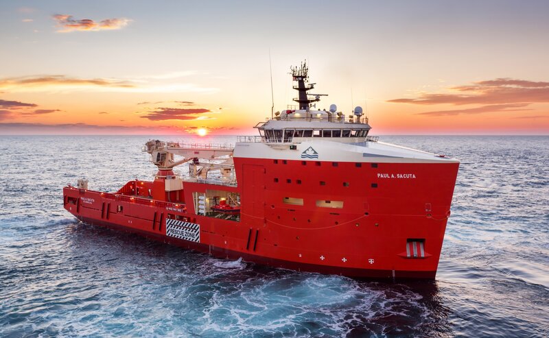 Red Offshore Vessel — Serene