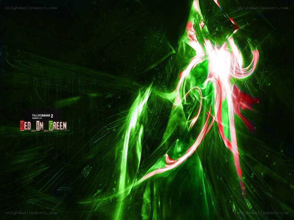 Red on Green artwork