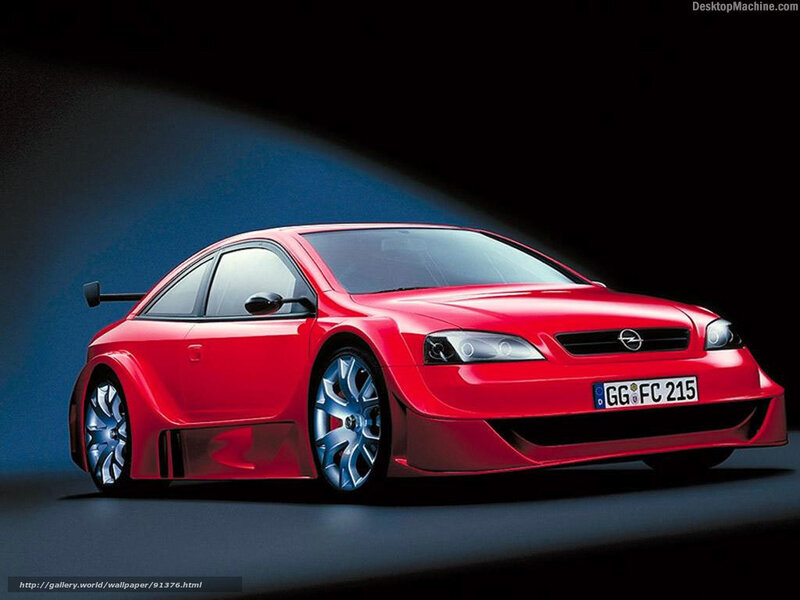 Red Opel Concept Car