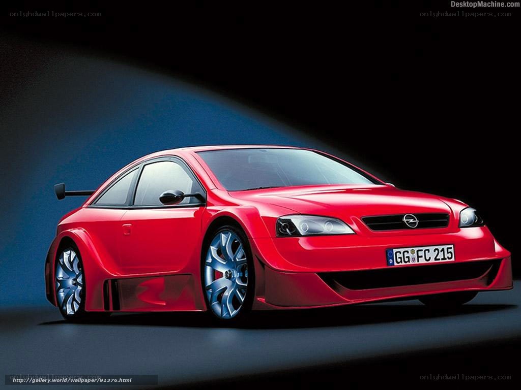 Red Opel Concept Car