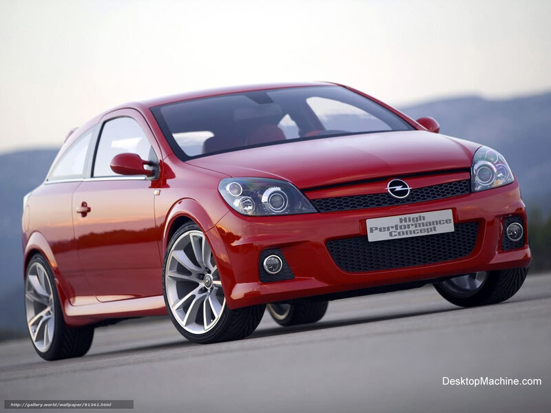 Red Opel Performance Concept