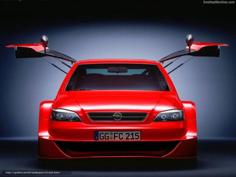 red opel race car