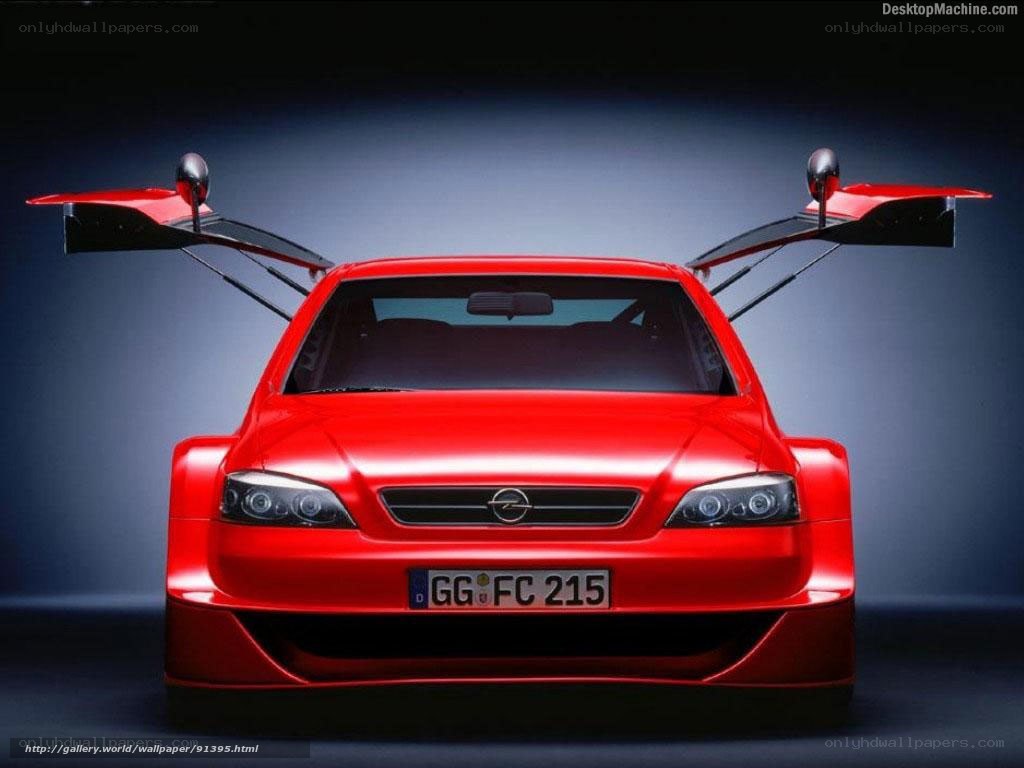 red opel race car