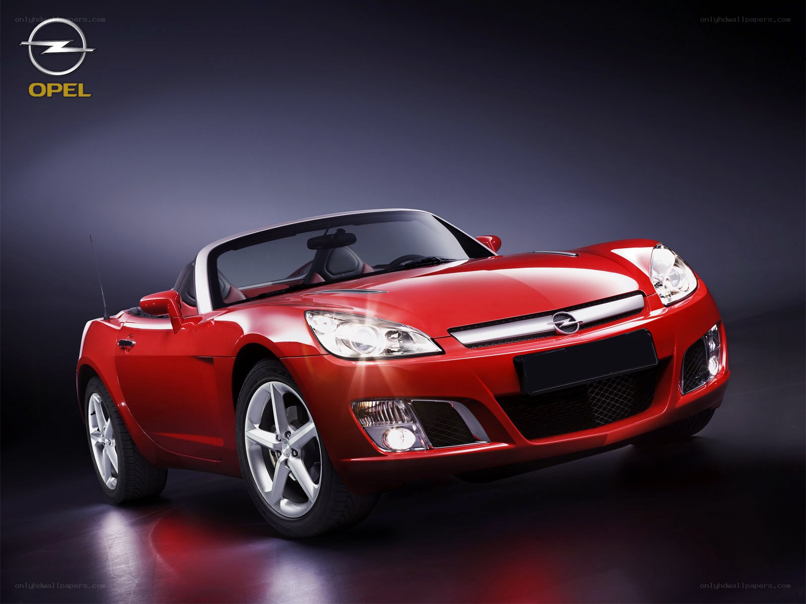 Red Opel Speedster
