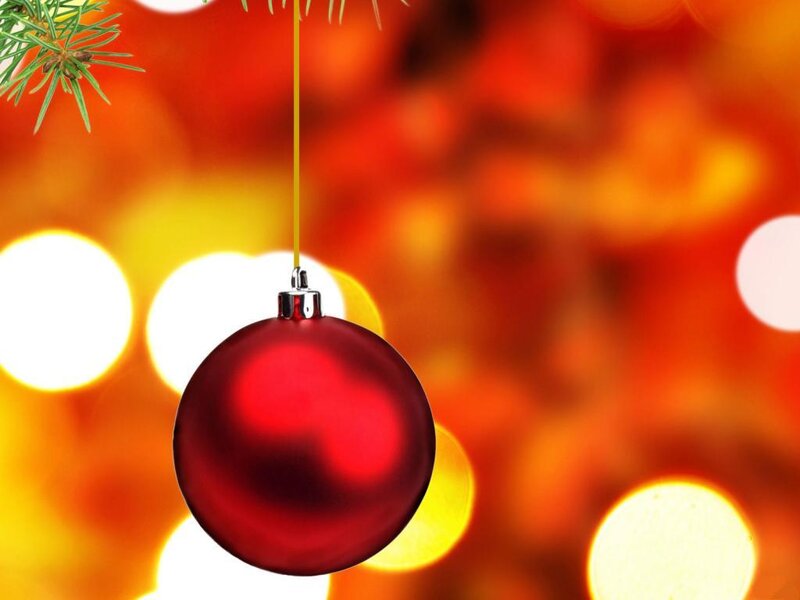 Red Ornament Hanging