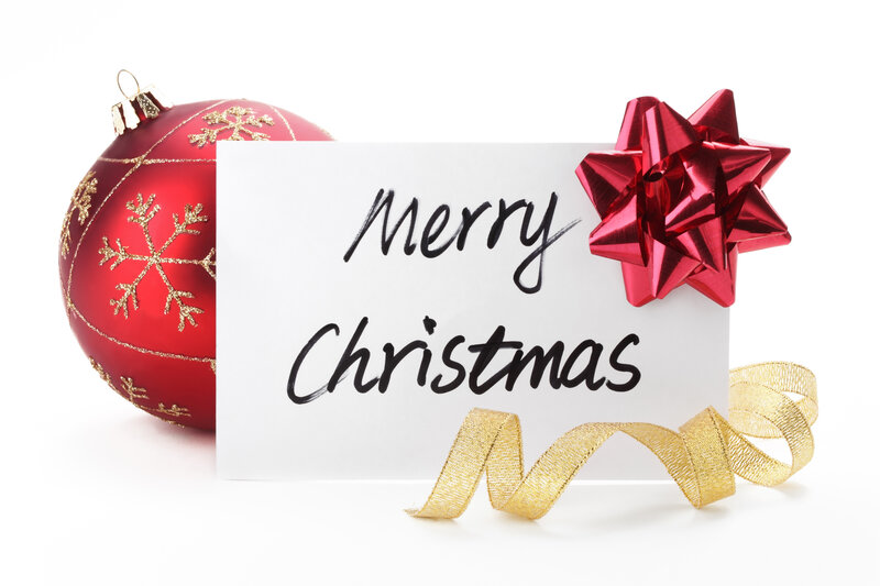 Red Ornament with Card