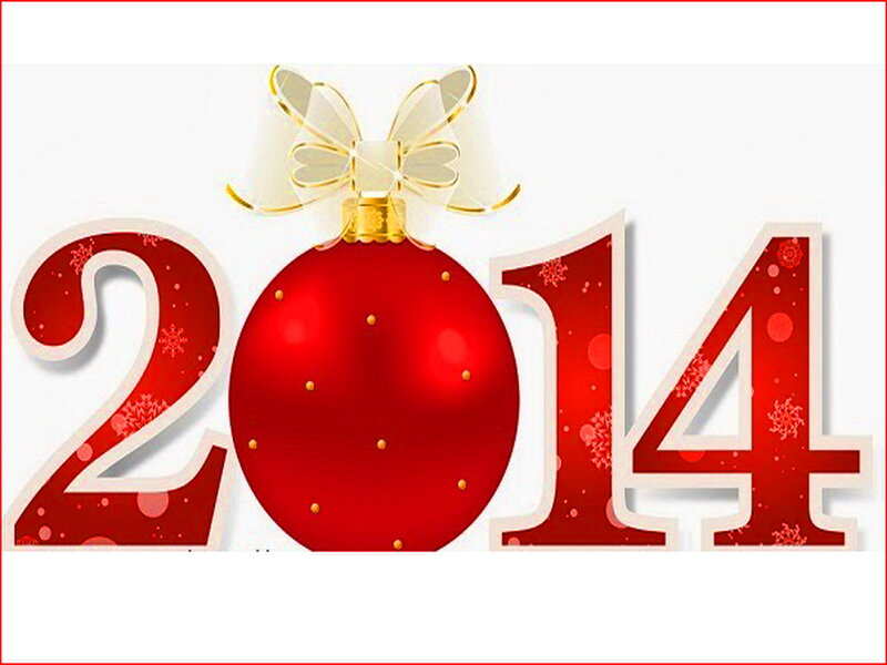 Red Ornament with Numbers — Festive, Winter