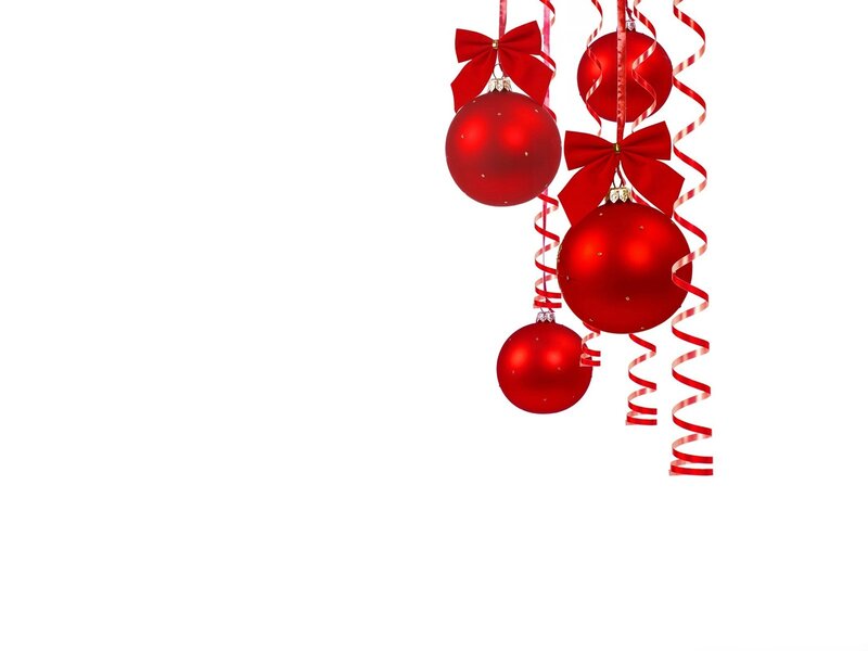 Red Ornaments Hanging