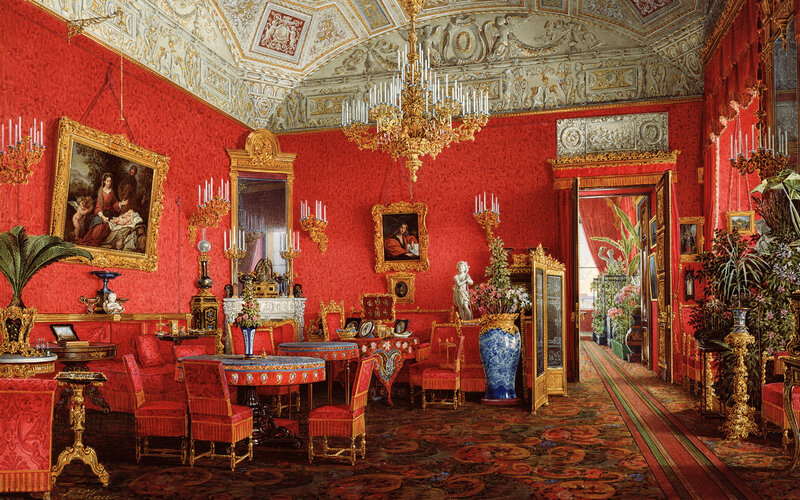 Red Ornate Room
