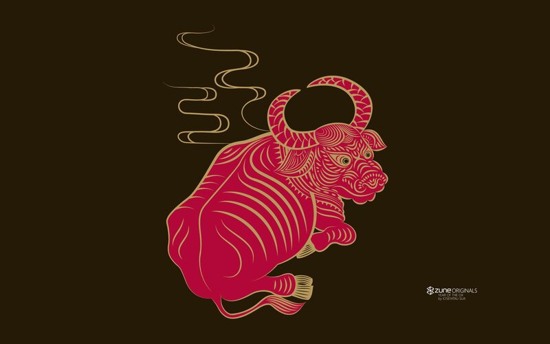 Red Ox Illustration