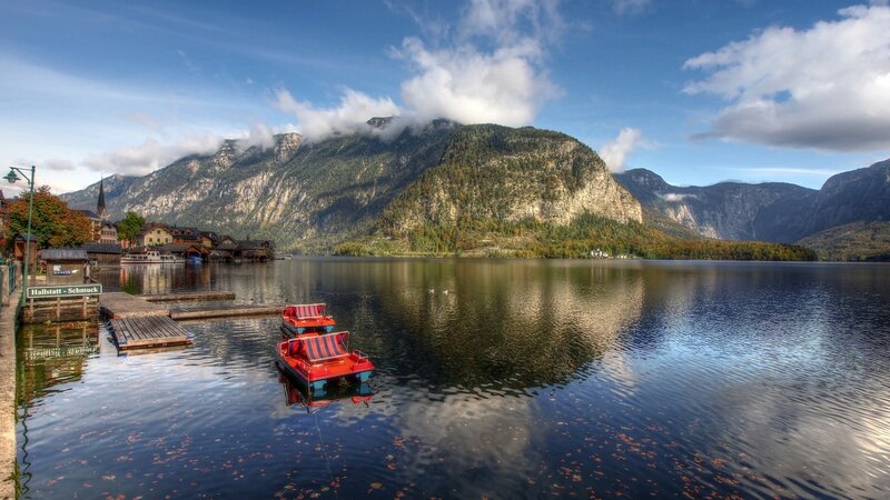 Red Paddle Boats — Blue