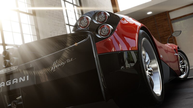 Red Pagani Huayra — Dramatic, 3d Render