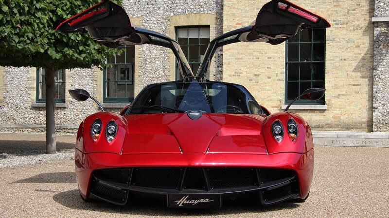 Red Pagani Huayra — Dramatic, Afternoon