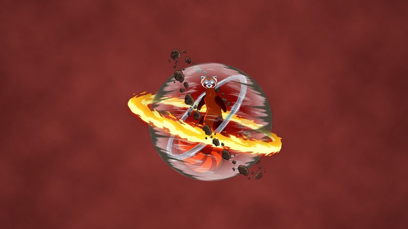 Red Panda in Bubble — Dynamic