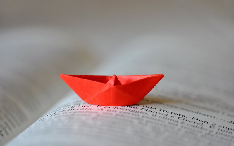 Red Paper Boat — Calm