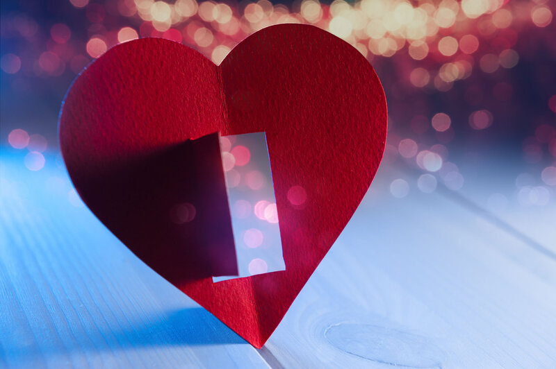 Red Paper Heart — Romantic