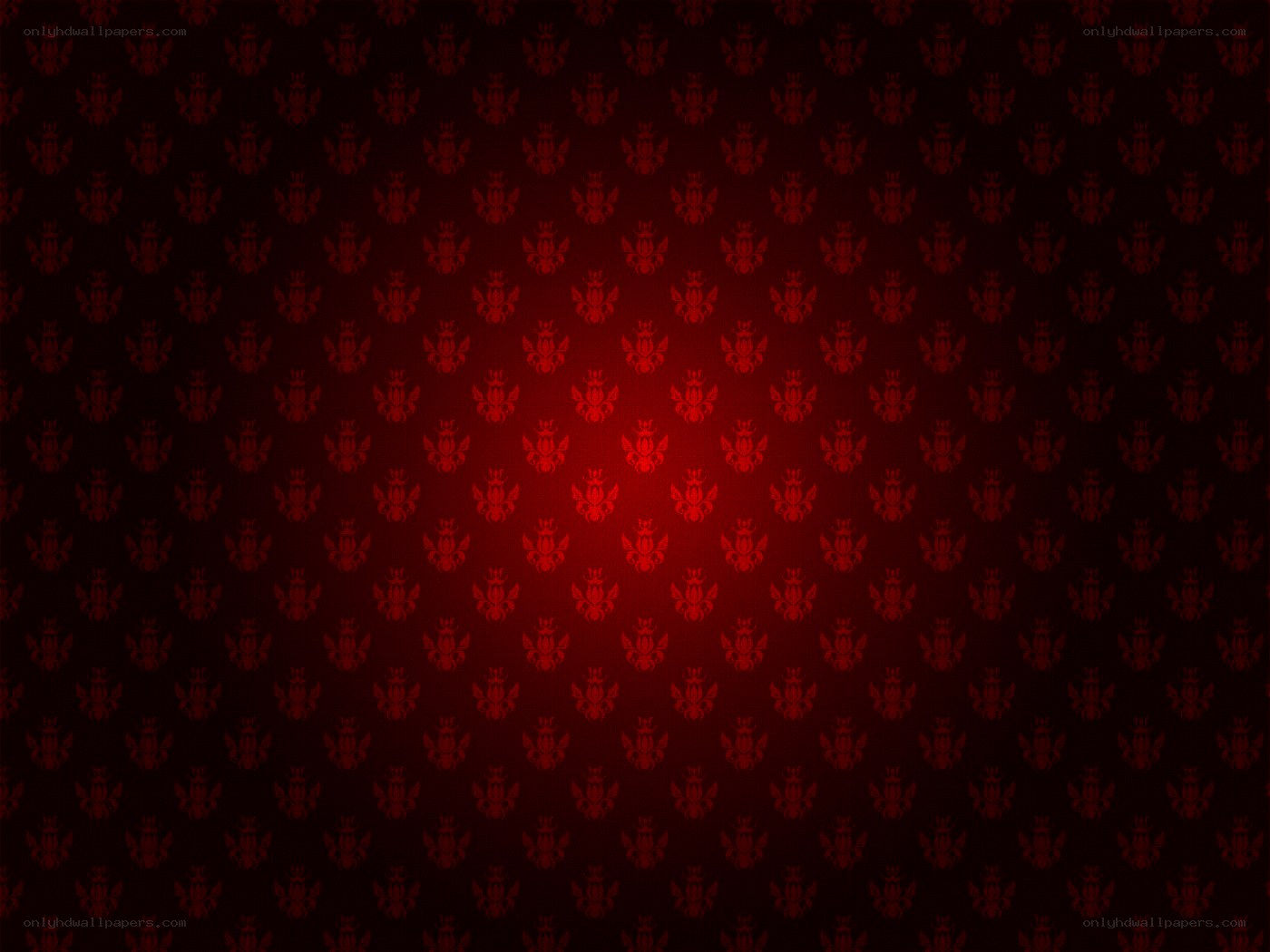 red patterned background