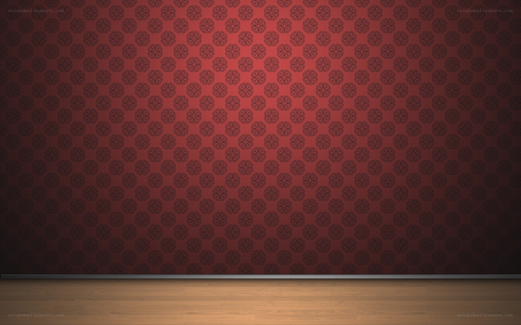 red patterned wallpaper background