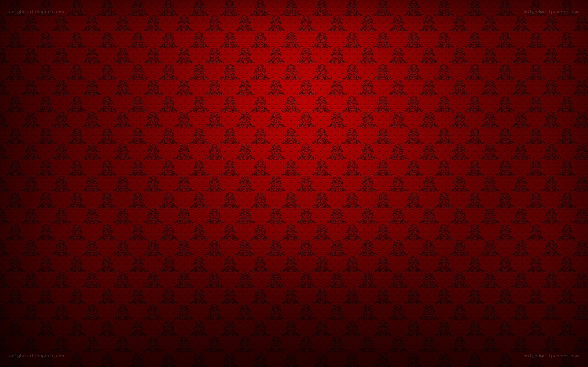 red patterned wallpaper