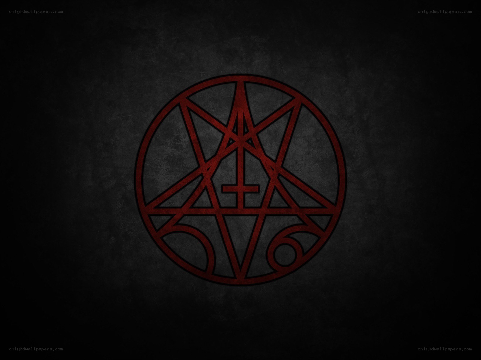 red pentagram symbol