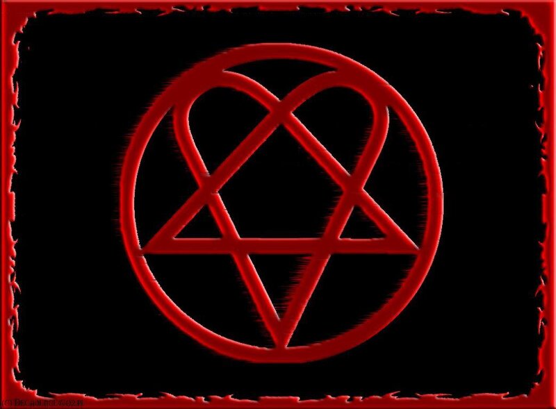 Red Pentagram Symbol — Dark, Ominous