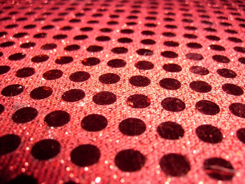 Red Perforated Fabric