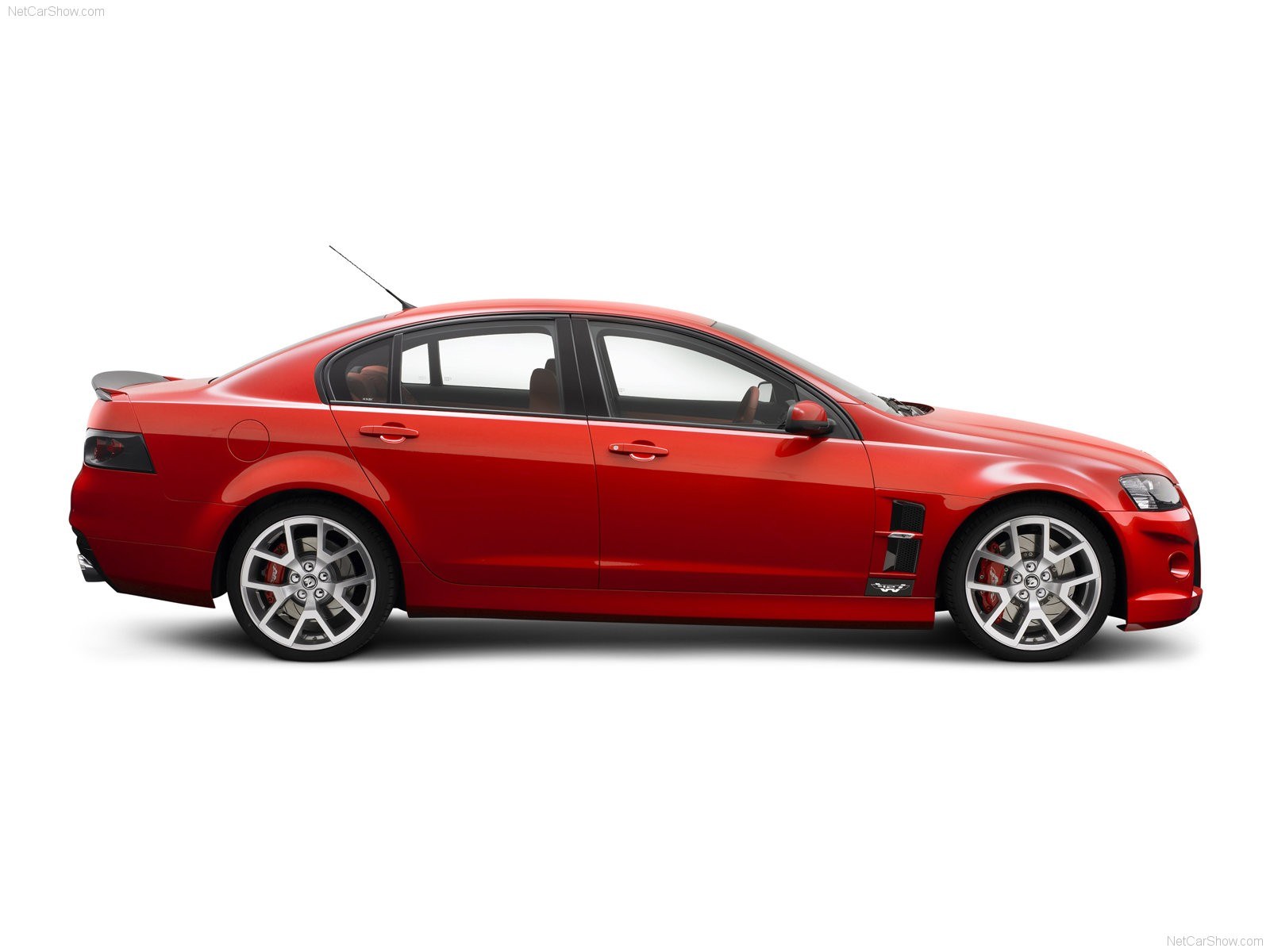 red performance sedan