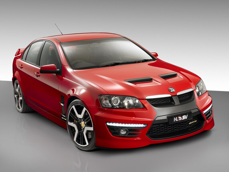 Red Performance Sedan — Dramatic, Photograph