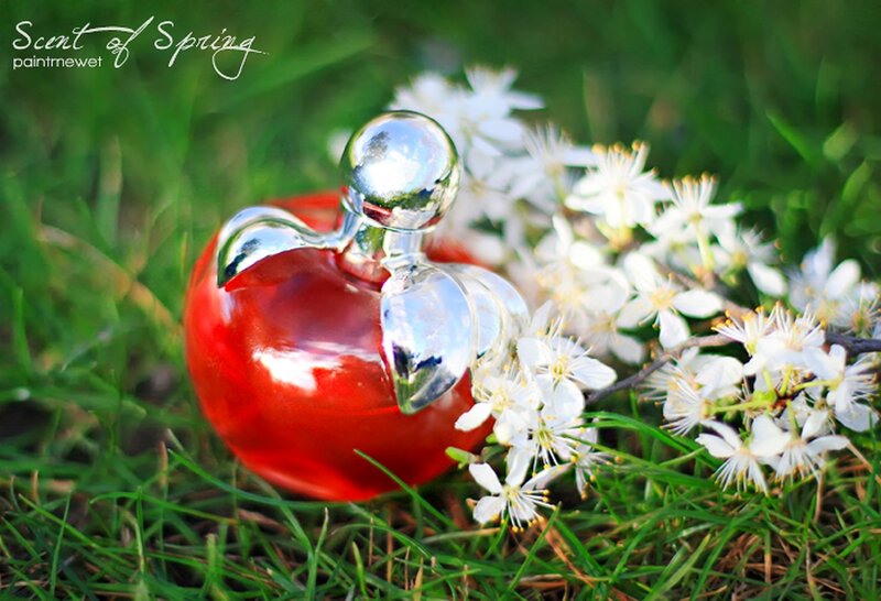 Red Perfume Bottle