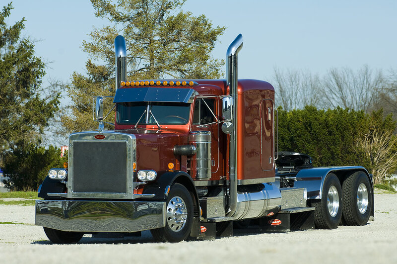 Red Peterbilt Truck