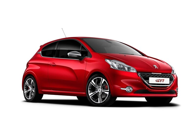 Red Peugeot 208 GTI