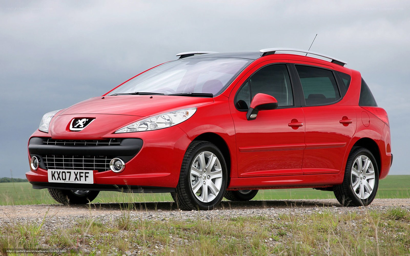 Red Peugeot 308 SW