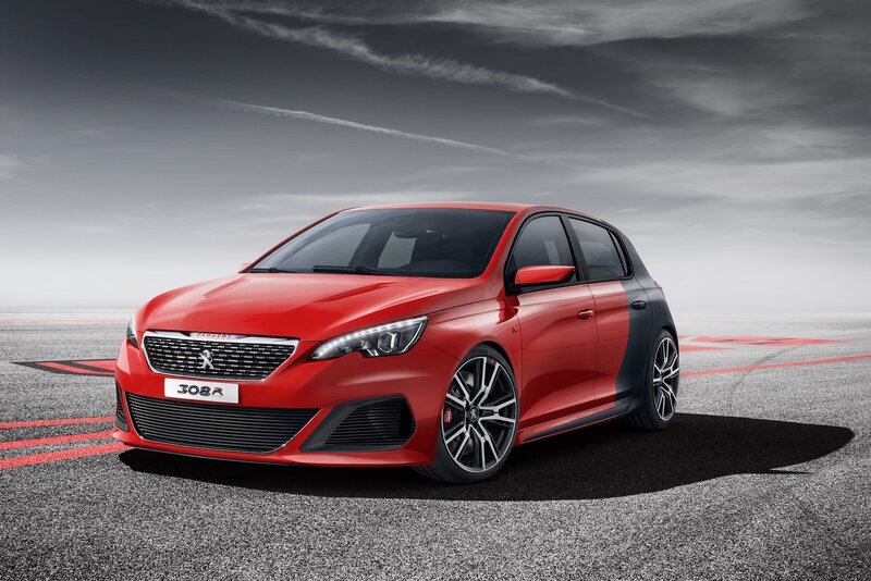 Red Peugeot 308r Car