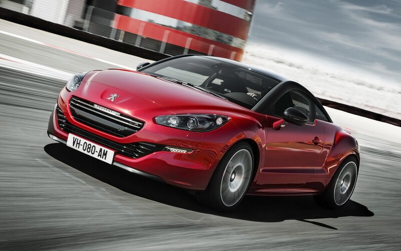 Red Peugeot Car — Dynamic