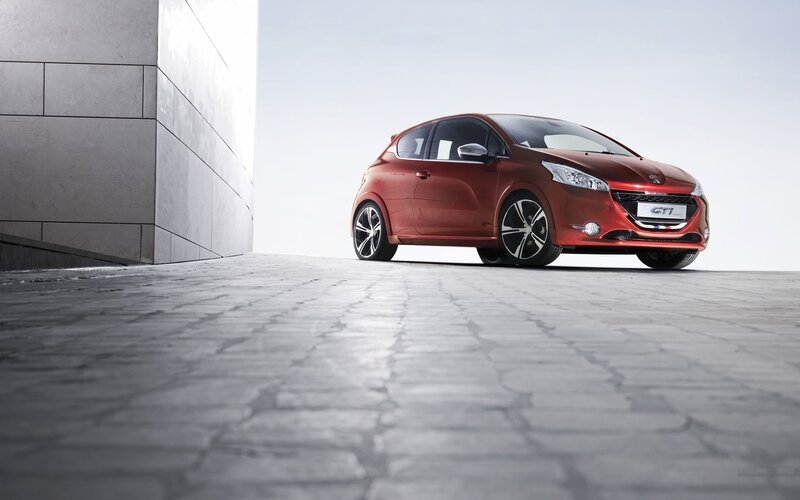 Red Peugeot GTI car