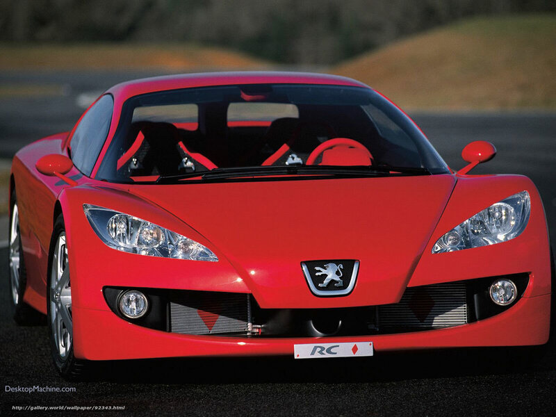 Red Peugeot RC Concept
